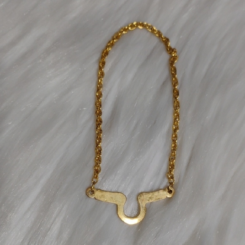 Vtg Christian Dior Gold Tone Rope Chain Bracelet Feat Designer Logo - Picture 5 of 13